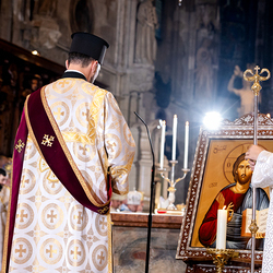 byzantinisches Pontifikalamt Stephansdom / Erzdiözese Wien/ Schönlaub byzantinisches Pontifikalamt Stephansdom